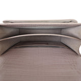 Saint Laurent Sunset Medium Croc-Embossed