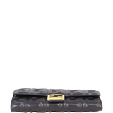 Fendi Baguette FF Embossed Wallet on Chain