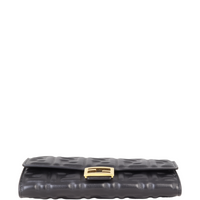 Fendi Baguette FF Embossed Wallet on Chain