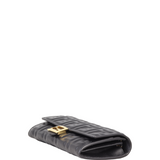 Fendi Baguette FF Embossed Wallet on Chain