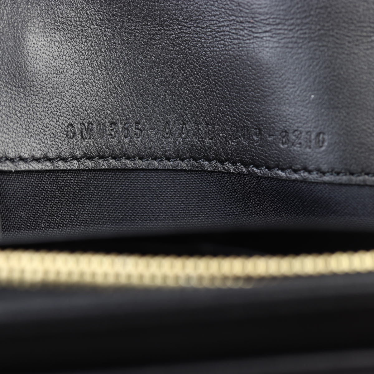 Fendi Baguette FF Embossed Wallet on Chain