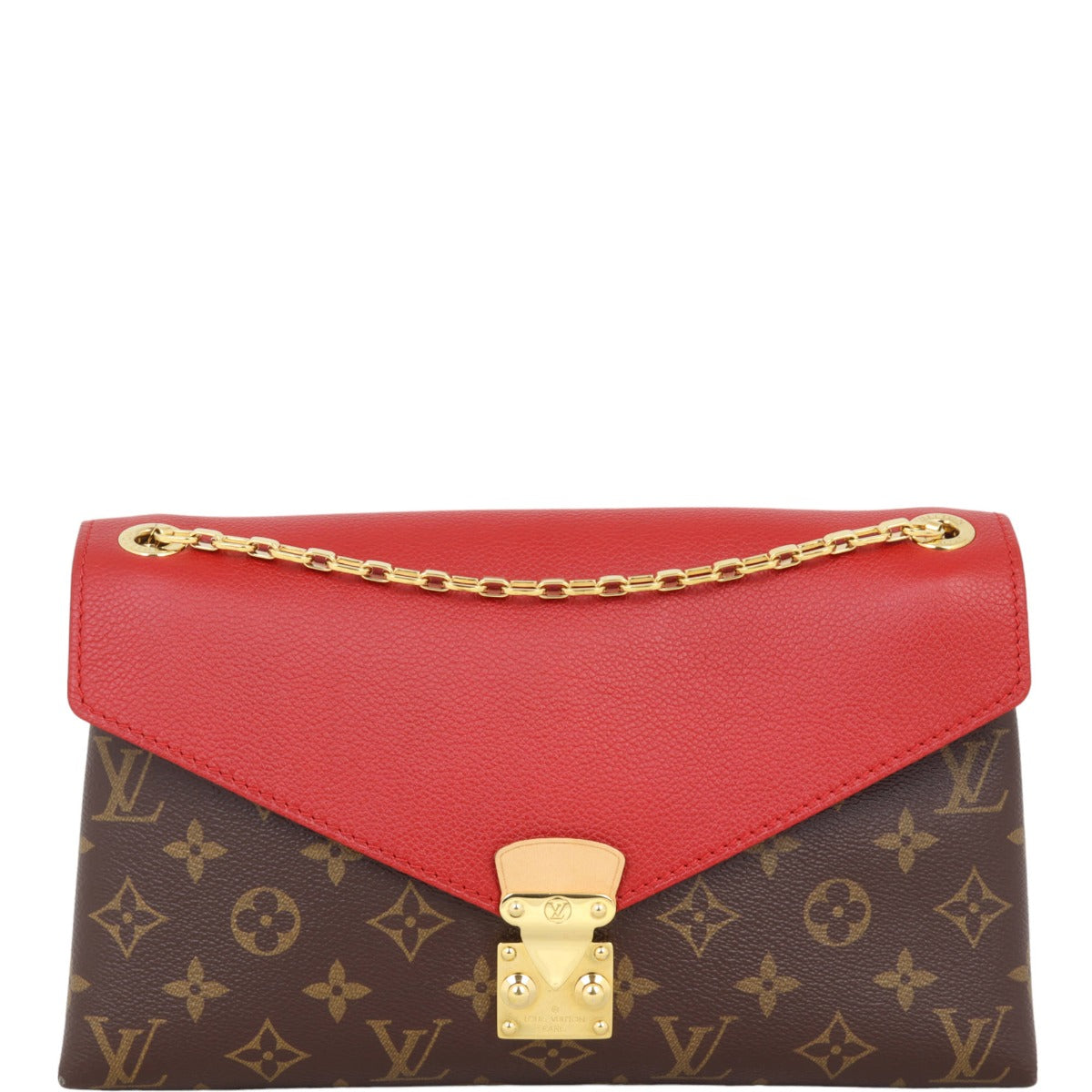 Louis Vuitton Pallas Chain Shoulder Bag Monogram