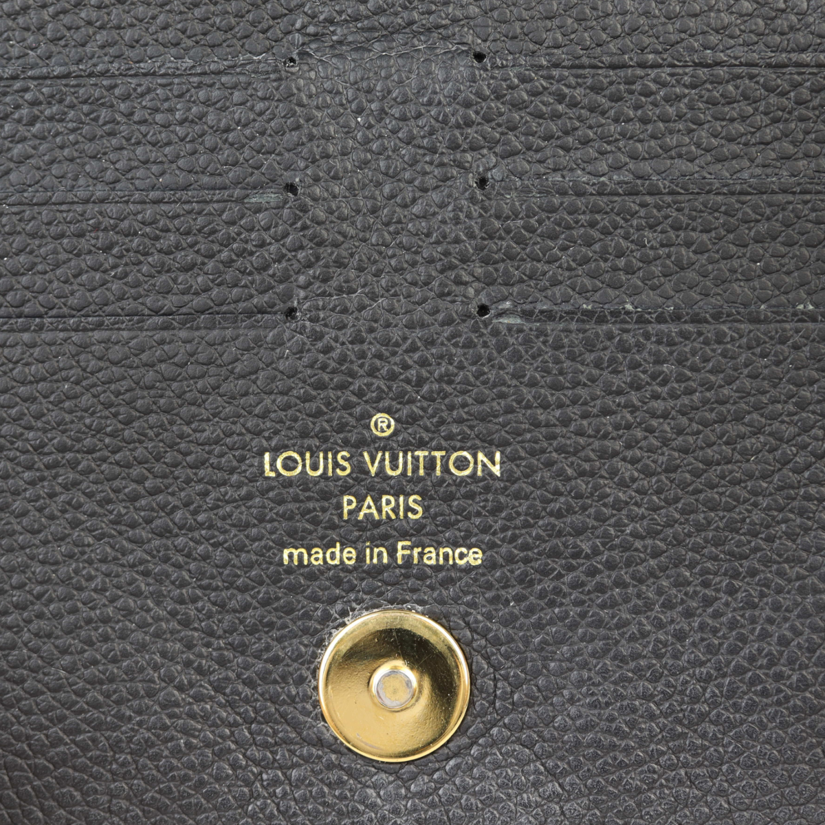 Louis Vuitton Adele Wallet Monogram Empreinte | Black