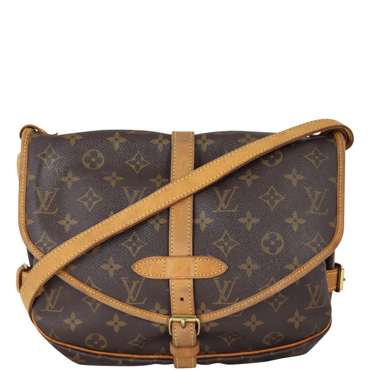 Louis Vuitton Saumur 30 Monogram Front With Strap