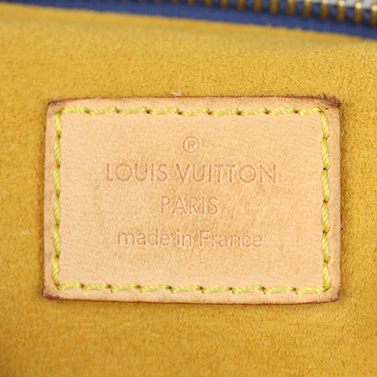 Louis Vuitton Denim Baggy PM Interior Stamp