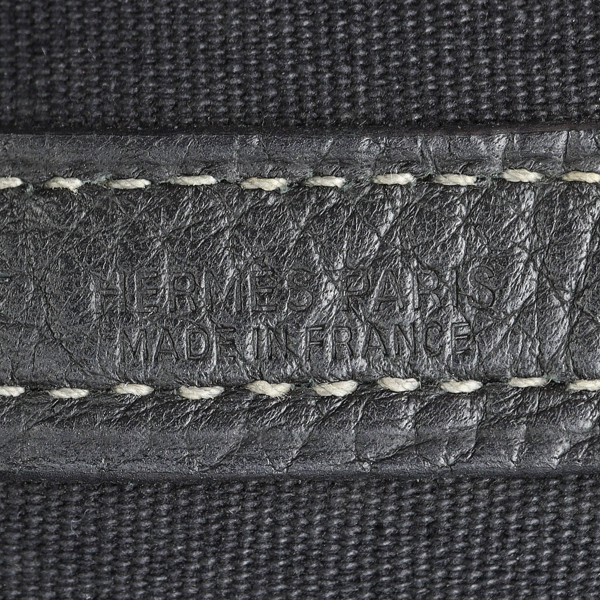 Hermes Garden Party 36 Toile Officier Interior Stamp