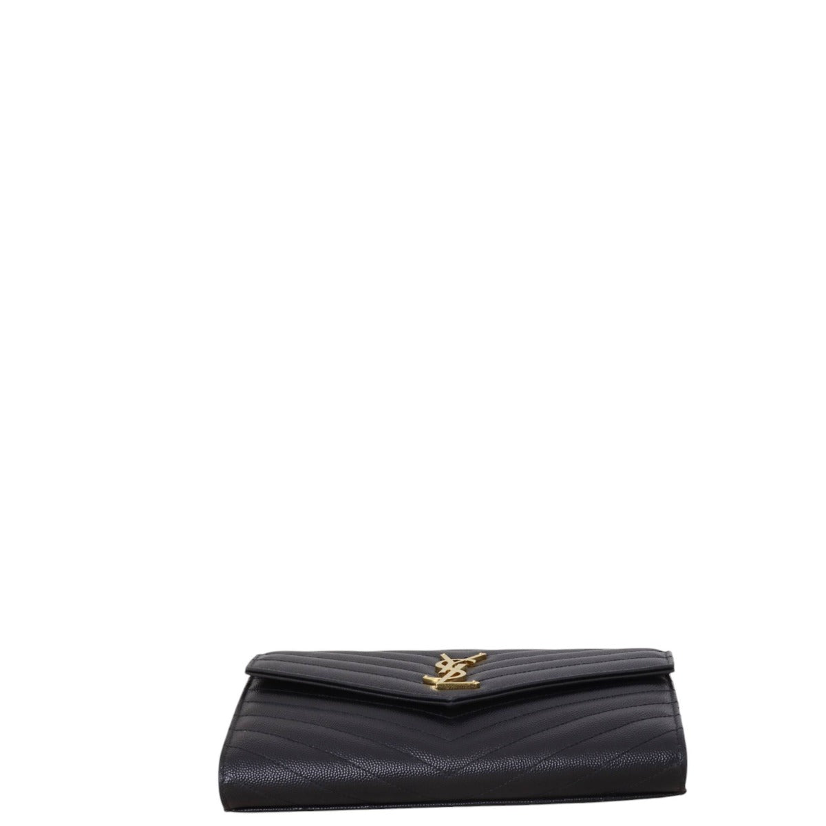 Saint Laurent Cassandre Flap Wristlet Pouch