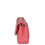 Chanel Classic Double Flap Small Chevron Lambskin| Salmon Pink