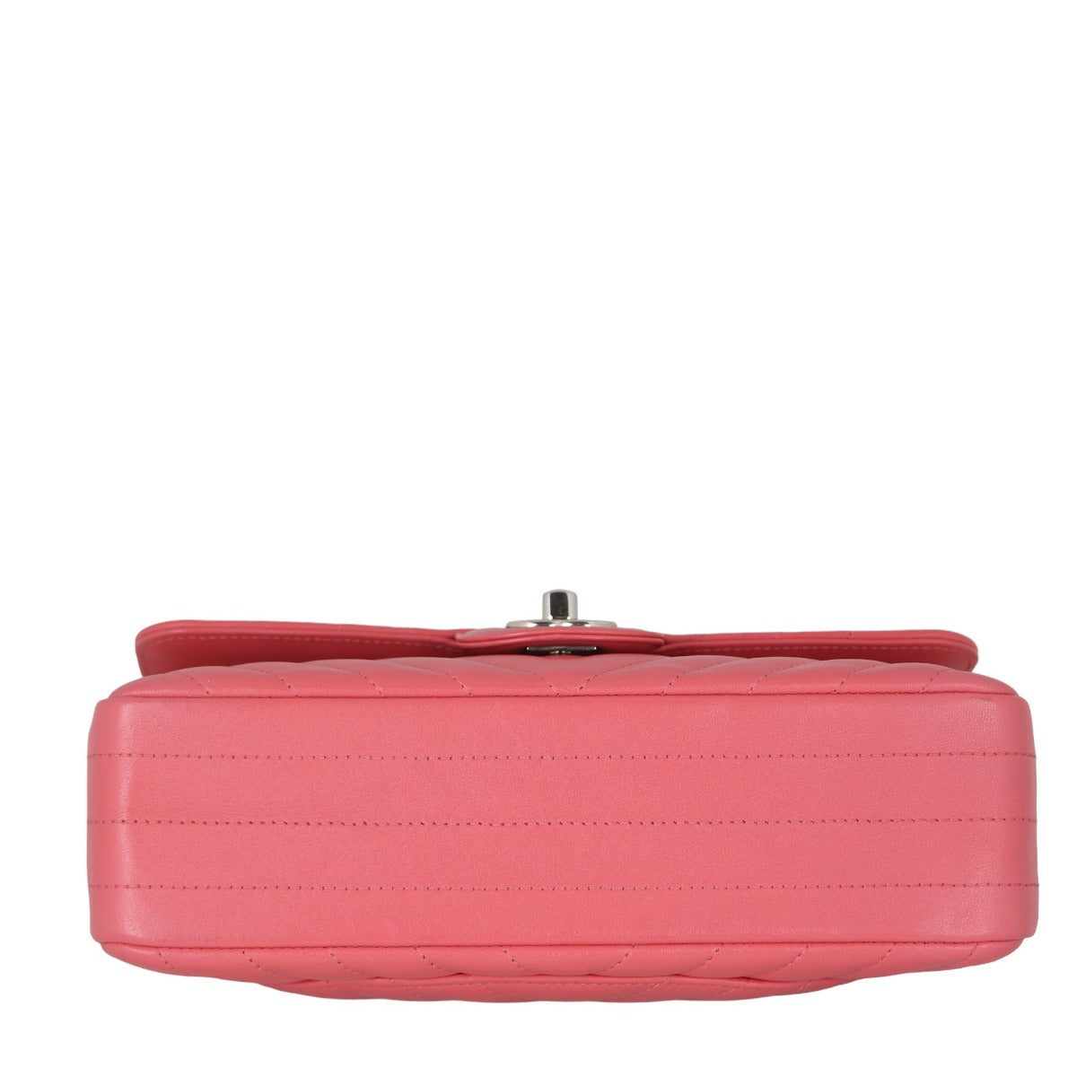 Chanel Classic Double Flap Small Chevron Lambskin| Salmon Pink