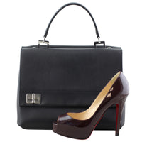 Prada Lux Double Sided Flat Satchel Scale