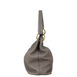 Prada Vitello Daino Logo Embossed Shoulder Bag