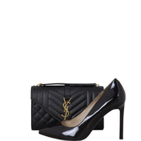 Saint Laurent Monogram Mix Matelasse Envelope Chain Bag Small