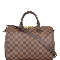 Louis Vuitton Speedy 30 Bandouliere Damier Ebene