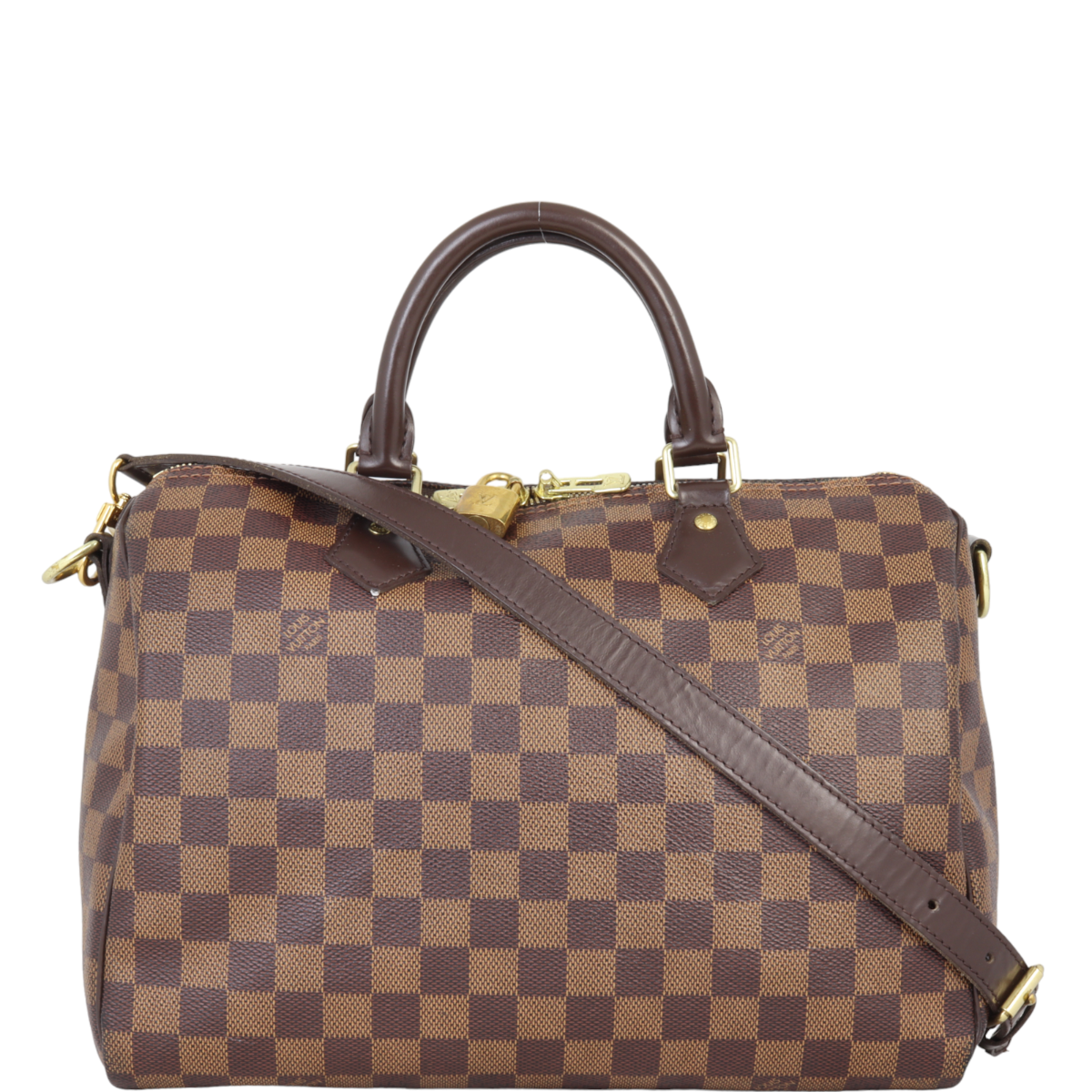 Louis Vuitton Speedy 30 Bandouliere Damier Ebene
