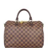 Louis Vuitton Speedy 30 Bandouliere Damier Ebene