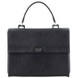 Prada Lux Double Sided Flat Satchel Back