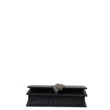 Saint Laurent Kate Tassel Chain Wallet Croc-Embossed