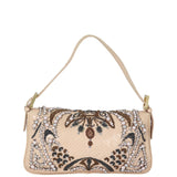 Fendi Python Beaded Baguette Bag