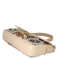 Fendi Python Beaded Baguette Bag
