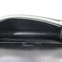 Saint Laurent Kate Tassel Chain Wallet Croc-Embossed