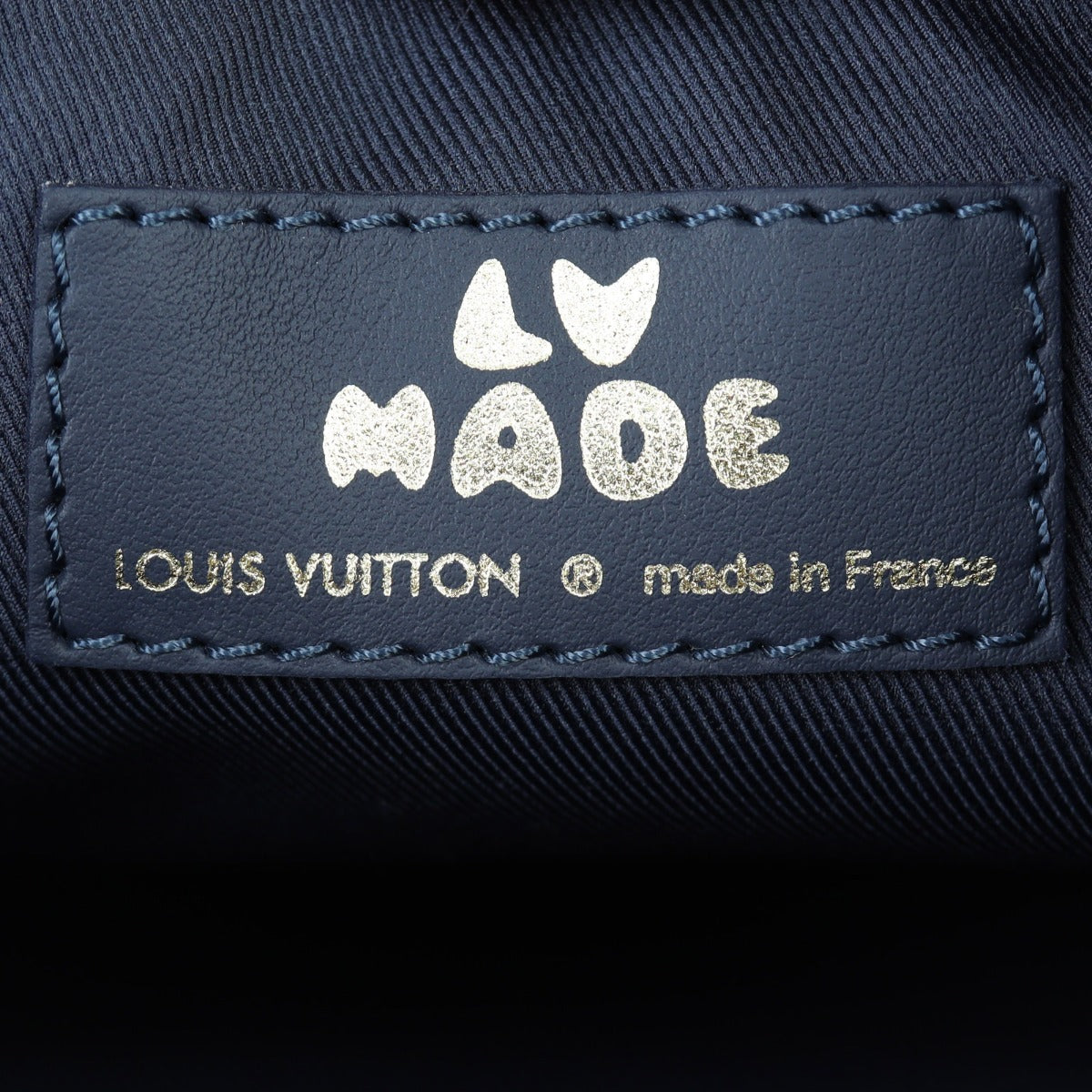 Louis Vuitton Keepall XS Monogram Denim Drip Interior Stamp