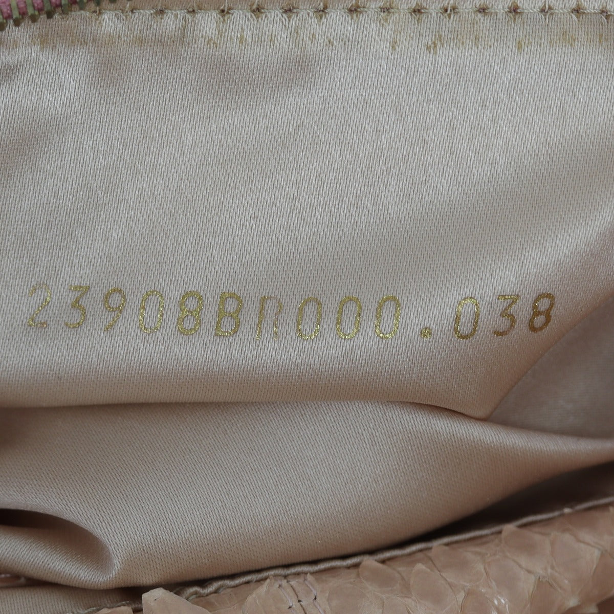 Fendi Python Beaded Baguette Bag