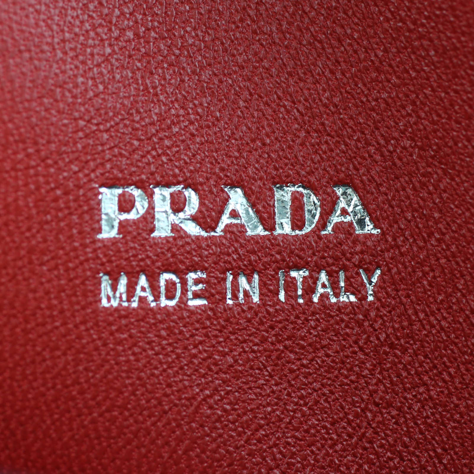 Prada Lux Double Sided Flat Satchel Stamp