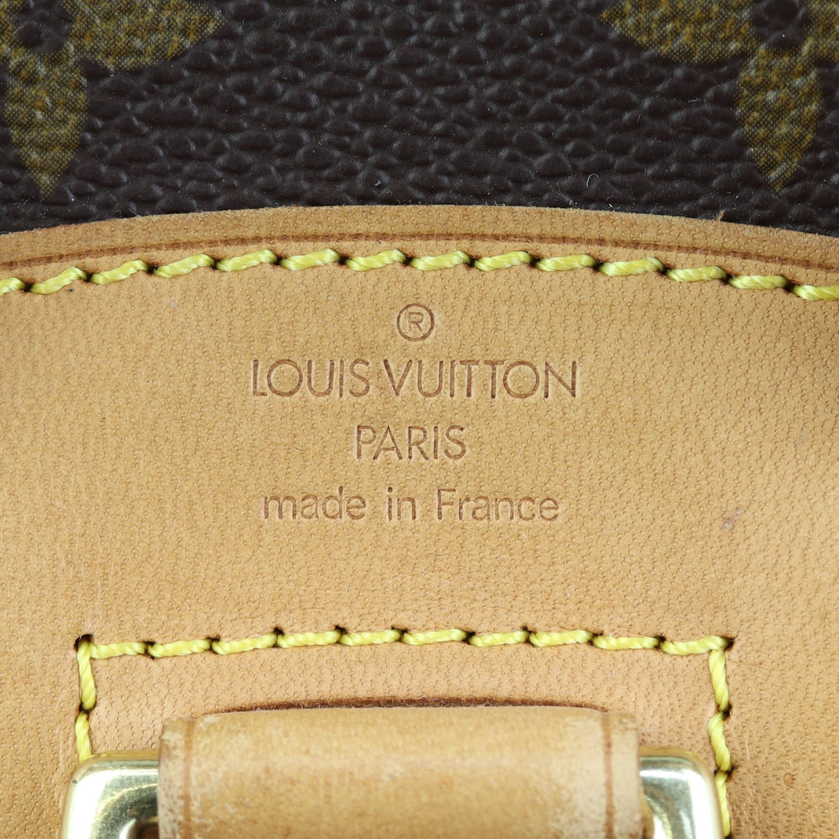 Louis Vuitton Montsouris PM Monogram Backpack Stamp