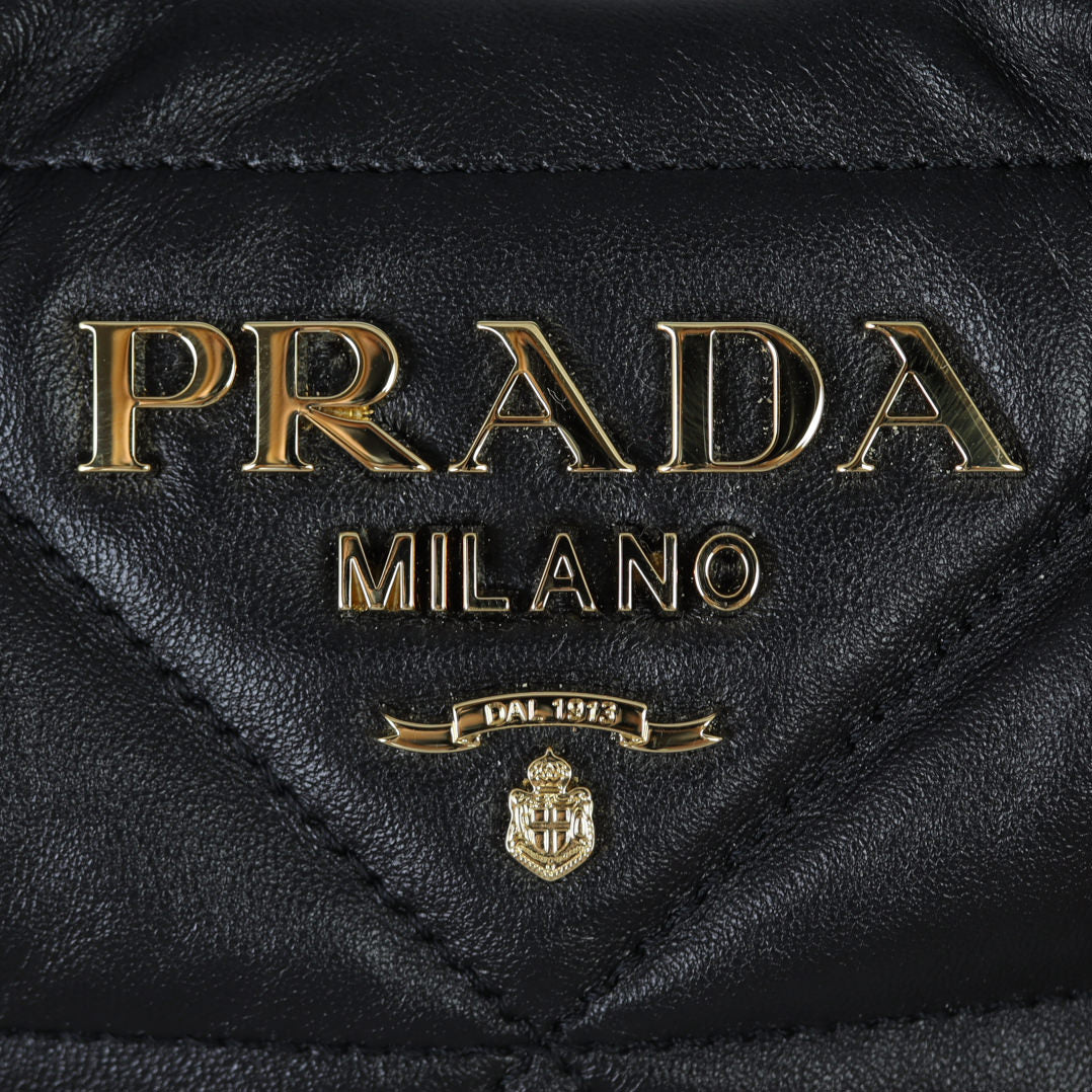 Prada Quilted Mini Hobo Hardware