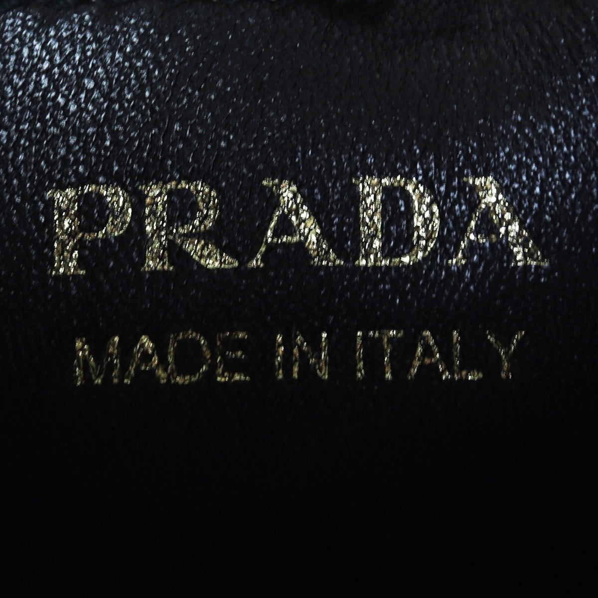 Prada Panier Saffiano Cuir Small Tote Interior Stamp