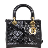 Dior Lady Dior Medium Patent