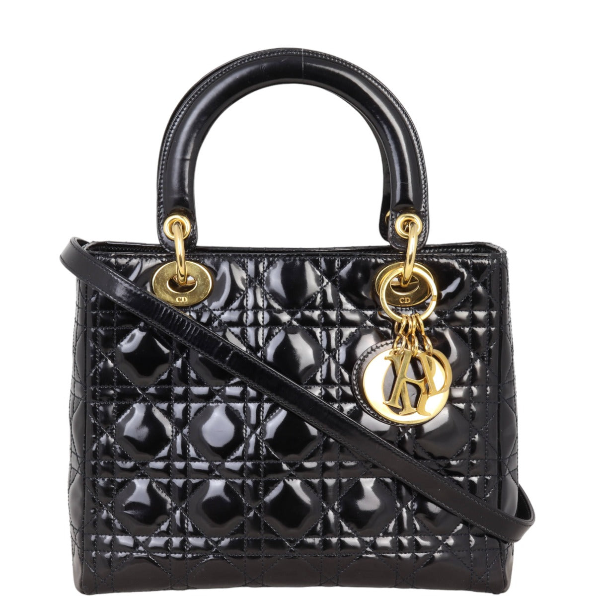 Dior Lady Dior Medium Patent