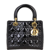 Dior Lady Dior Medium Patent