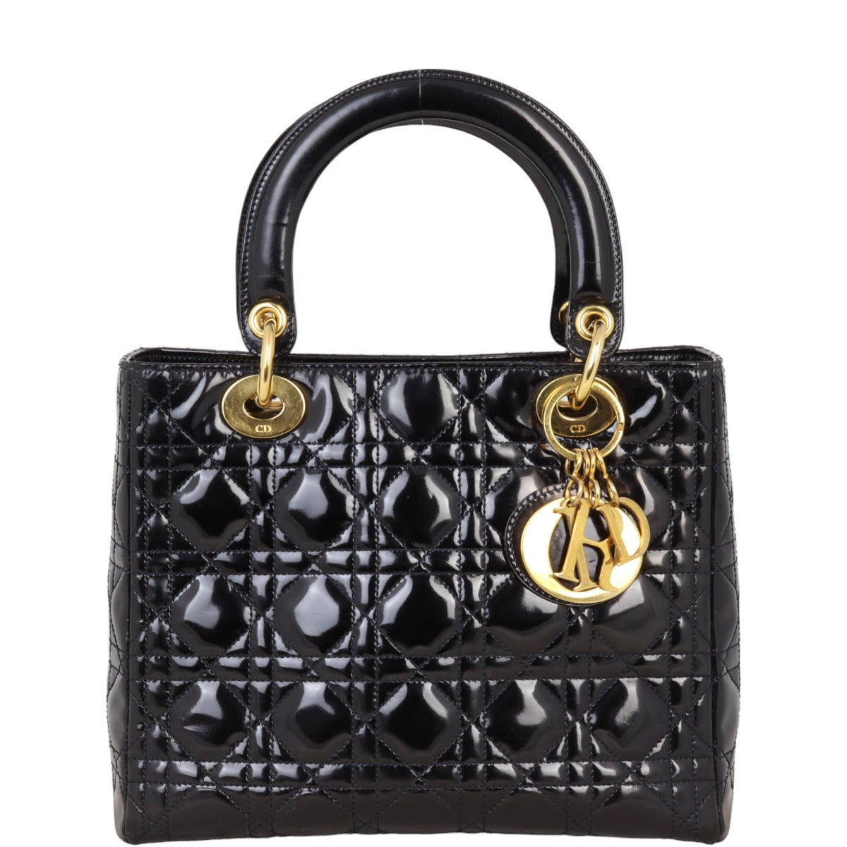 Dior Lady Dior Medium Patent