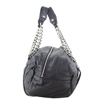 Chanel Diagonal Zip Bowler Bag side2