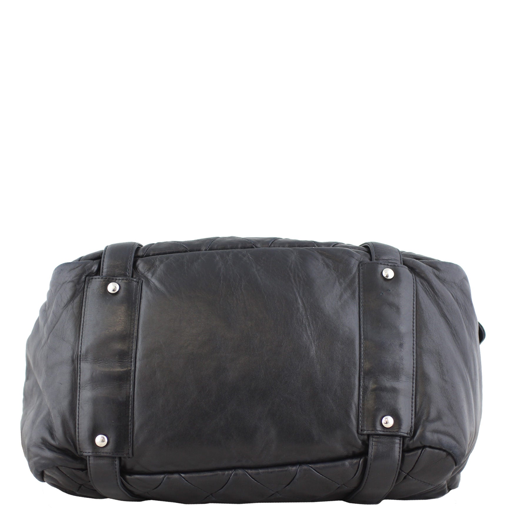 Chanel Diagonal Zip Bowler Bag base