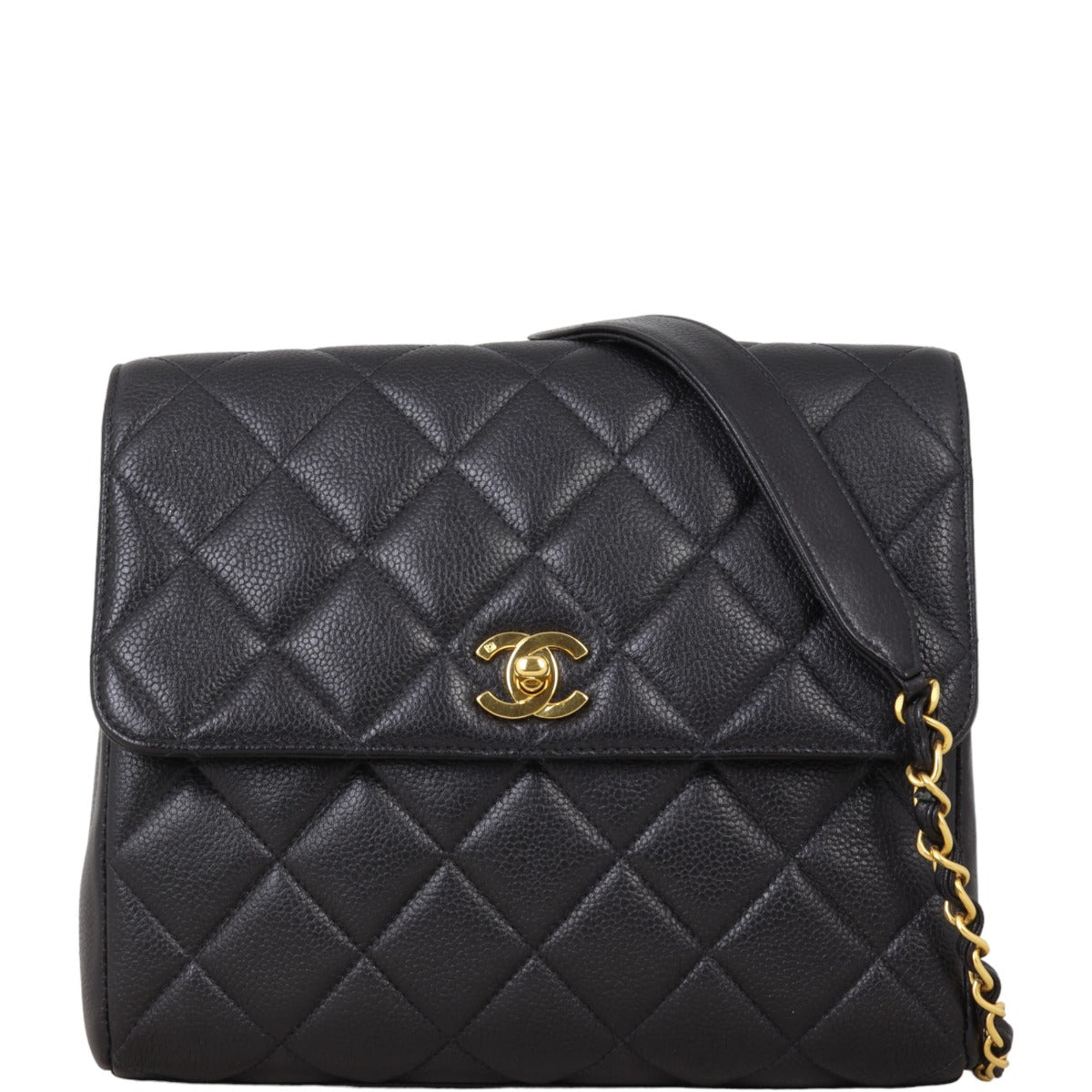 Chanel CC Single Flap Bag | Black