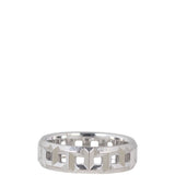 Tiffany & Co T True 18k White Gold Wide Ring