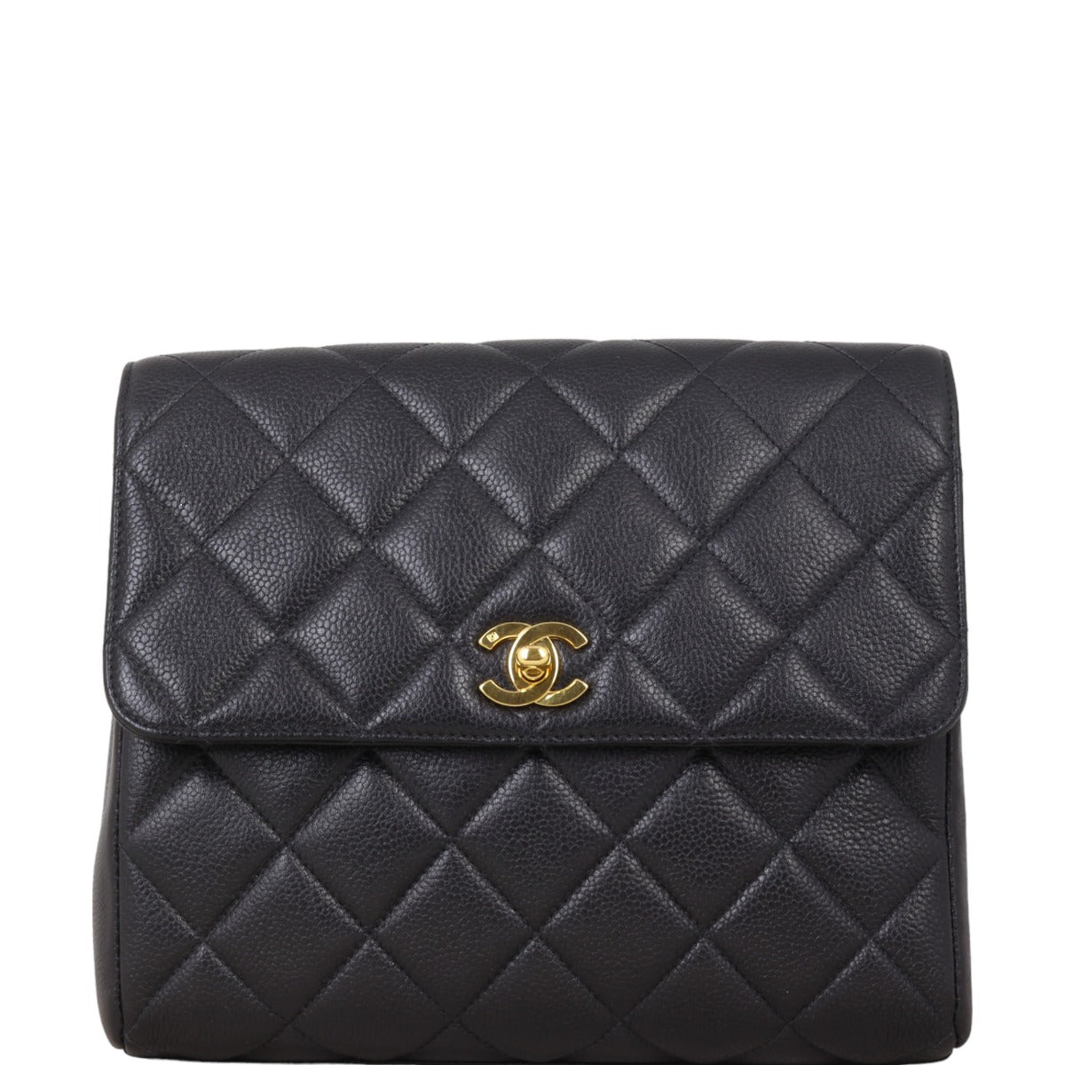 Chanel CC Single Flap Bag | Black