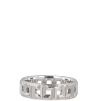 Tiffany & Co T True 18k White Gold Wide Ring