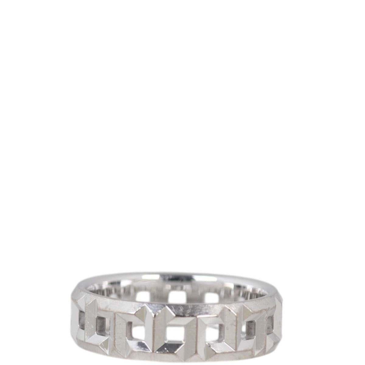 Tiffany & Co T True 18k White Gold Wide Ring