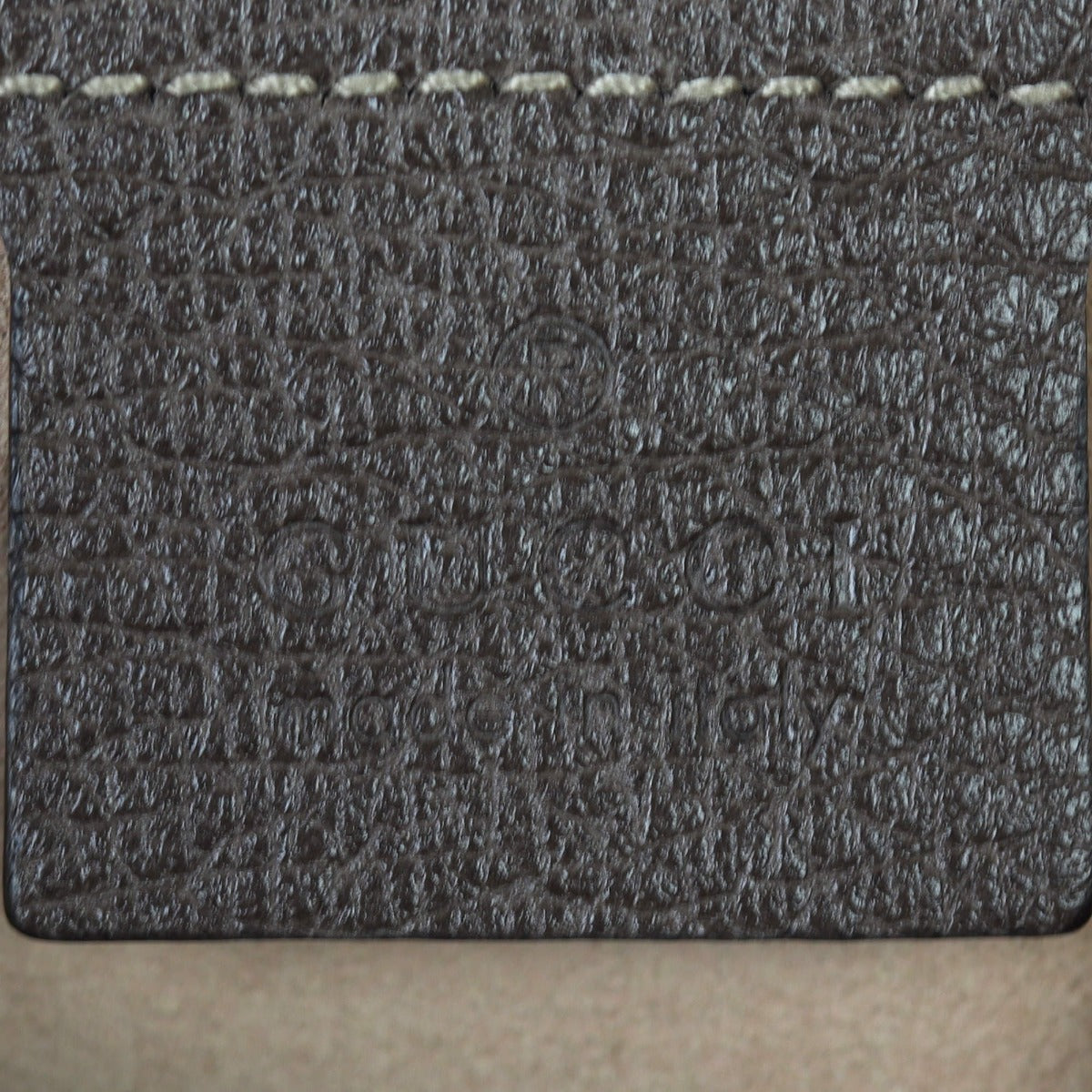 Gucci Ophidia GG Supreme Large Shoulder Bag Interior Stamp