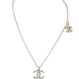 Chanel Crystal Double CC Necklace