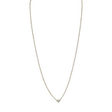 Tiffany & Co Diamonds by the Yard Single Diamond 18k Yellow Gold Pendant