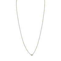 Tiffany & Co Diamonds by the Yard Single Diamond 18k Yellow Gold Pendant