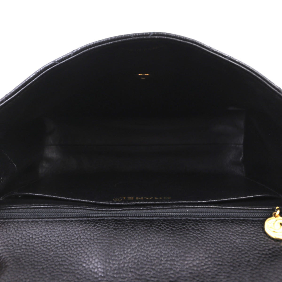 Chanel CC Single Flap Bag | Black