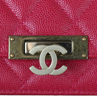 Chanel Golden Class Wallet on Chain Hardware