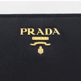 Prada Saffiano Bifold Multicolour Wallet Logo