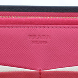 Prada Saffiano Bifold Multicolour Wallet Stamp