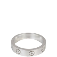 Cartier Love Wedding Band 18k White Gold 1 Diamond